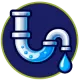 Drains and sewers icon